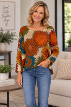 Load image into Gallery viewer, Autumn Bloom Floral Statement Sweater
