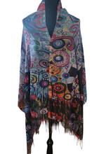 Load image into Gallery viewer, Wrap Yourself in Art: Vibrant Print Shawls Inspired by Fine Art - 60
