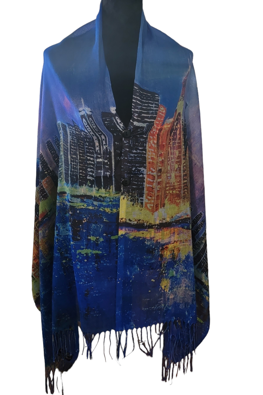 Wrap Yourself in Art: Vibrant Print Shawls Inspired by Fine Art - 59