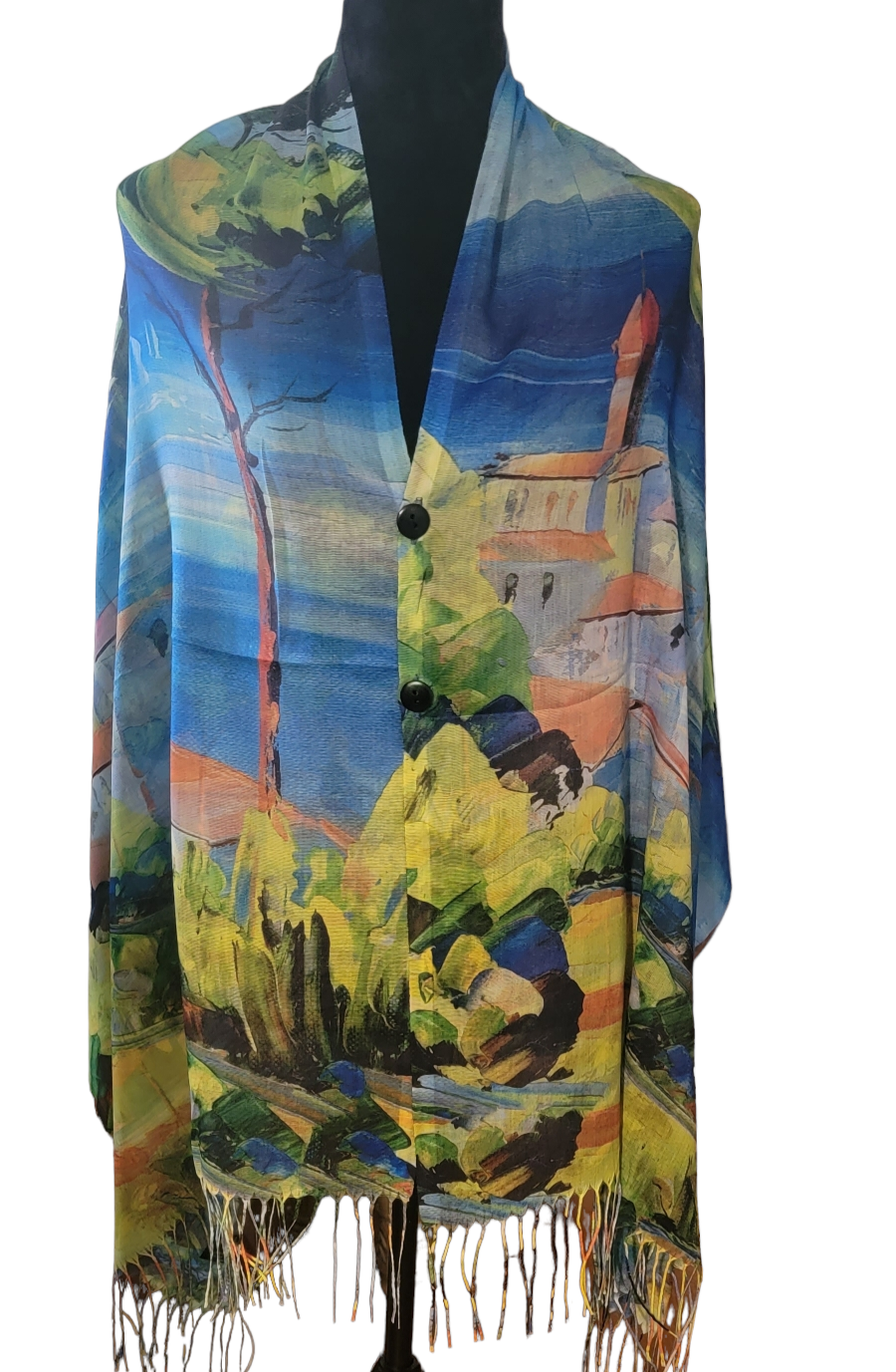 Wrap Yourself in Art: Vibrant Print Shawls Inspired by Fine Art - 04