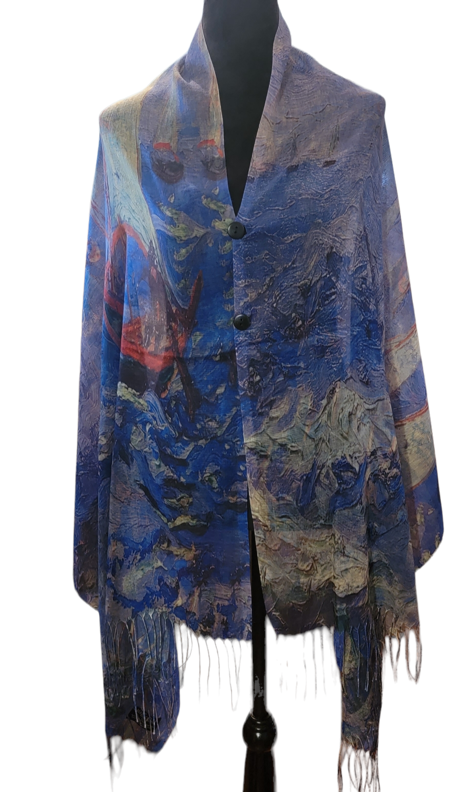 Wrap Yourself in Art: Vibrant Print Shawls Inspired by Fine Art - 03
