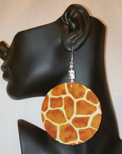 Load image into Gallery viewer, Giraffe Print Earrings FE111
