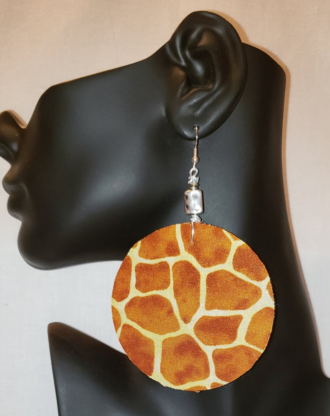 Giraffe Print Earrings FE111