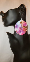 Load image into Gallery viewer, Watercolor Lightweight Paper Earrings #PE108
