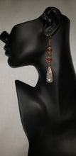 Load image into Gallery viewer, Cactus and Glass Earrings BE104
