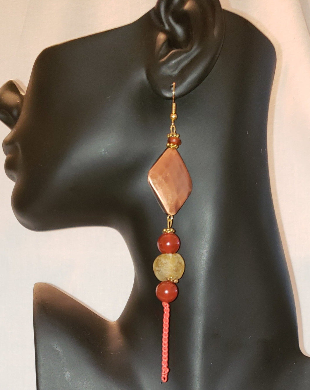 Coppertone and African Beads BE106