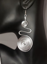 Load image into Gallery viewer, Karen Silver Plated Aluminum Wire Earrings
