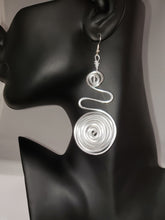 Load image into Gallery viewer, Karen Silver Plated Aluminum Wire Earrings

