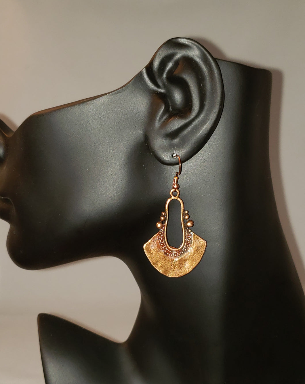 Copper Plated Pewter Earrings