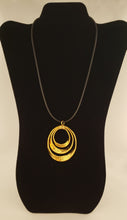 Load image into Gallery viewer, Marsha Gold Plated Circles within Circles Necklace
