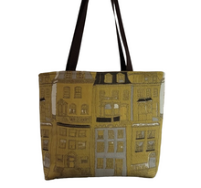Load image into Gallery viewer, Apartment Tan Print Large Tote Bag
