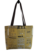 Load image into Gallery viewer, Apartment Print Large Tan Tote Bag
