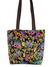 Load image into Gallery viewer, Mardi Gras Large Tote Bag
