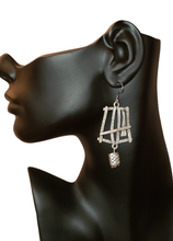 Load image into Gallery viewer, Samurai Pewter Earrings
