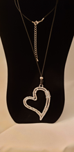 Load image into Gallery viewer, Valentina Silver Plated Heart Necklace

