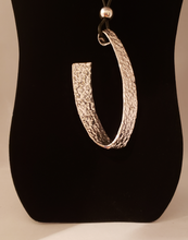 Load image into Gallery viewer, Just Do It - Black Faux Leather Cord and Silver Plated Swirl
